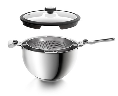 passoire et casserole